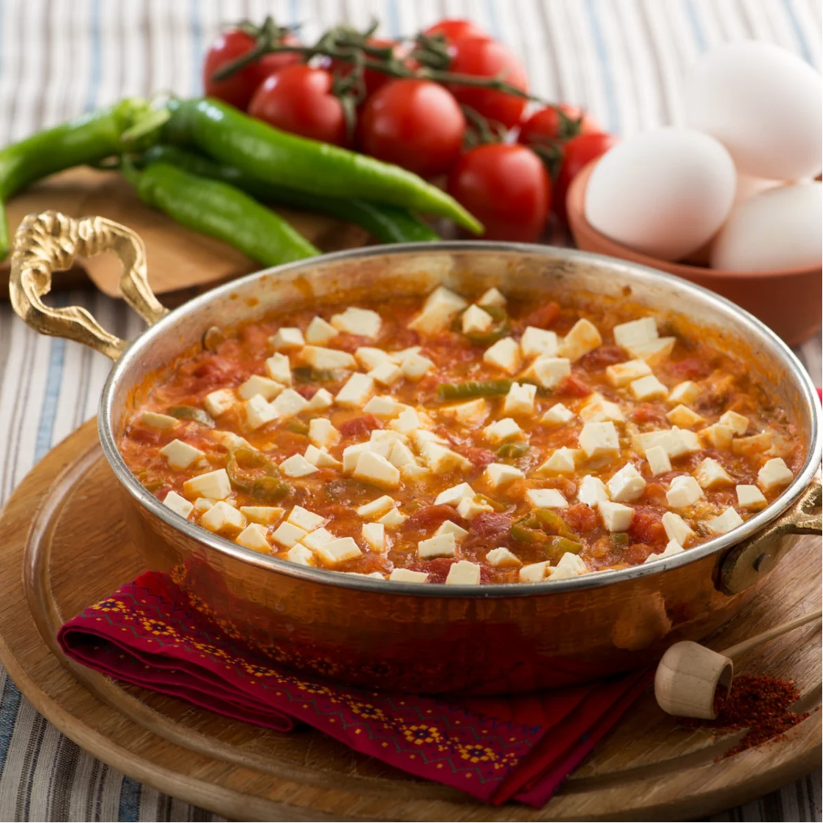 Beyaz Peynirli Menemen