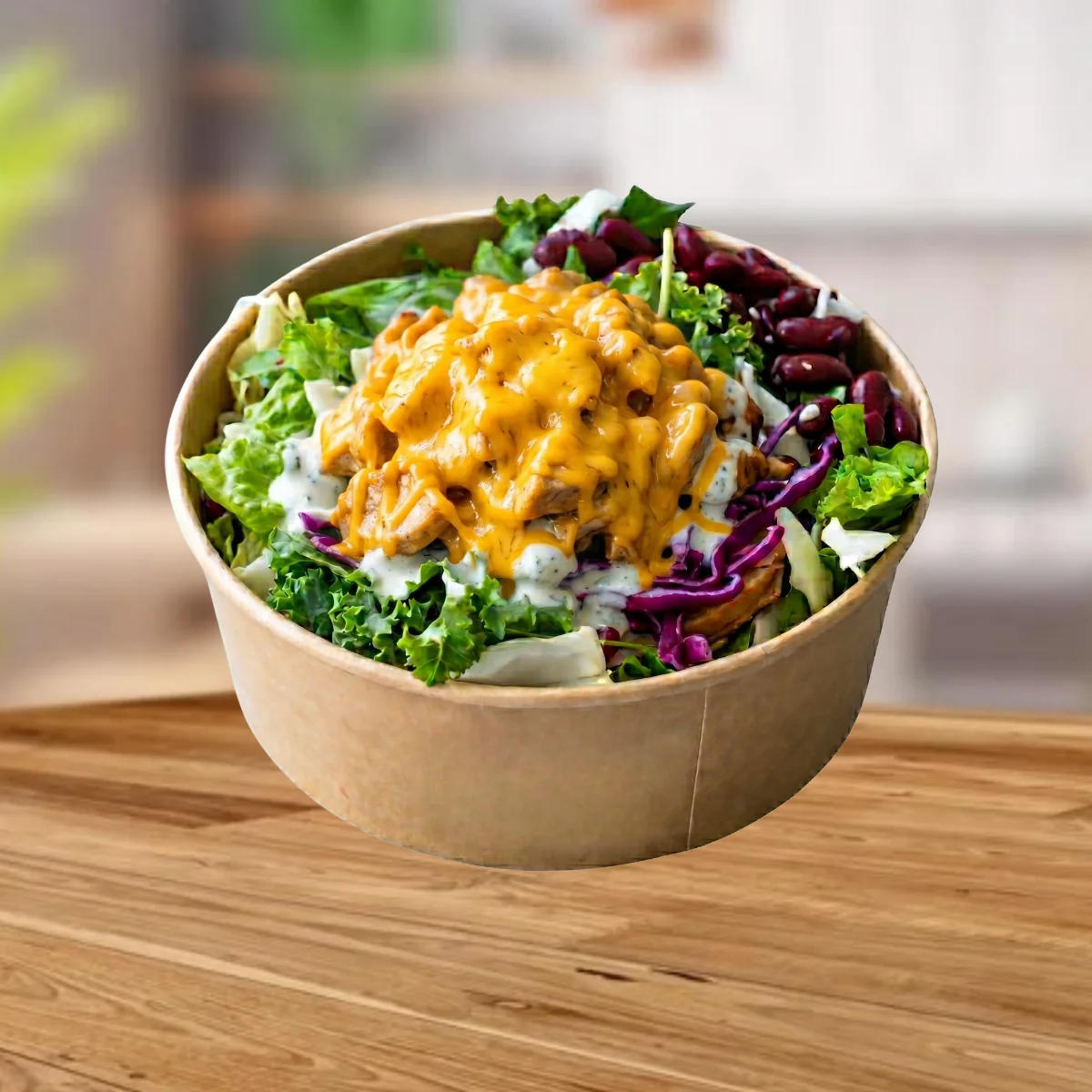 Bowl Chedar Peynirli Tavuk
