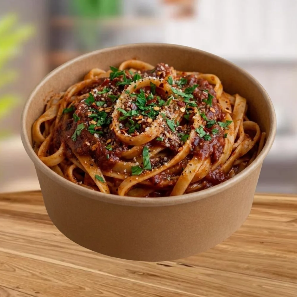 Bowl Fettucini Arabiata Soslu Makarna