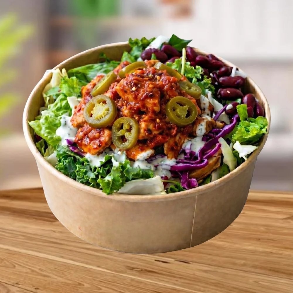 Bowl Hot Chili Soslu Tavuk Salata