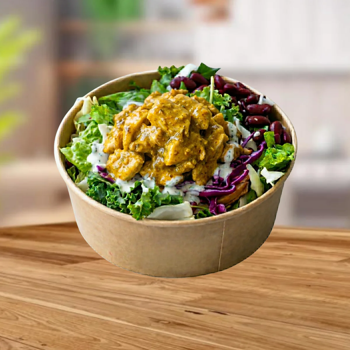 Bowl Köri Soslu Tavuk