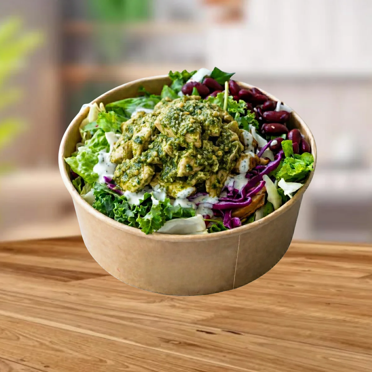 Bowl Pesto Soslu Tavuk