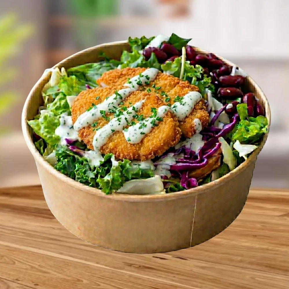 Bowl Şinitzel Tavuk Salata